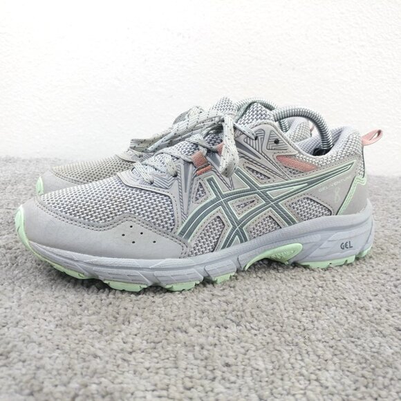 Asics Gel-Venture 8 Womens Size 6 Running Shoes Low Top Sneakers Gray 1012B - Picture 1 of 11